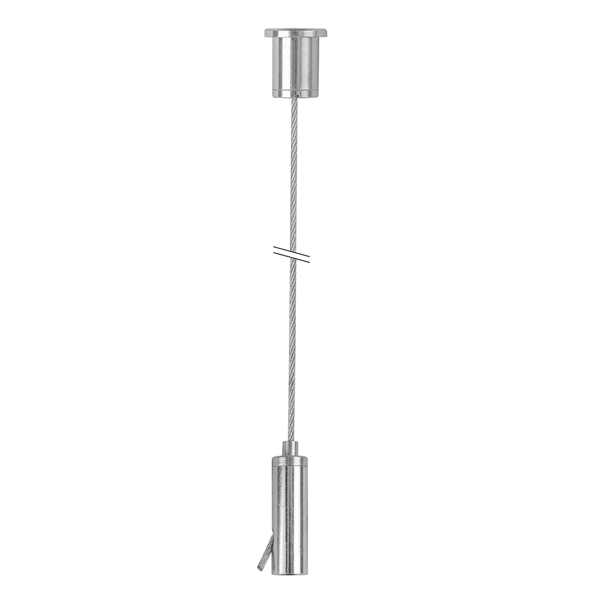STAS kit suspension: câble acier 1,5 mm, taraudage M6, montage plafond, charge max 25 kg.