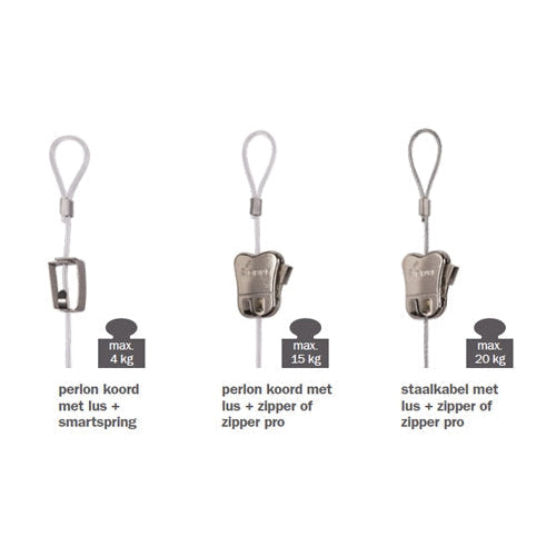 STAS crochet suspension riva assure un support solide pour vos cadres et tableaux.