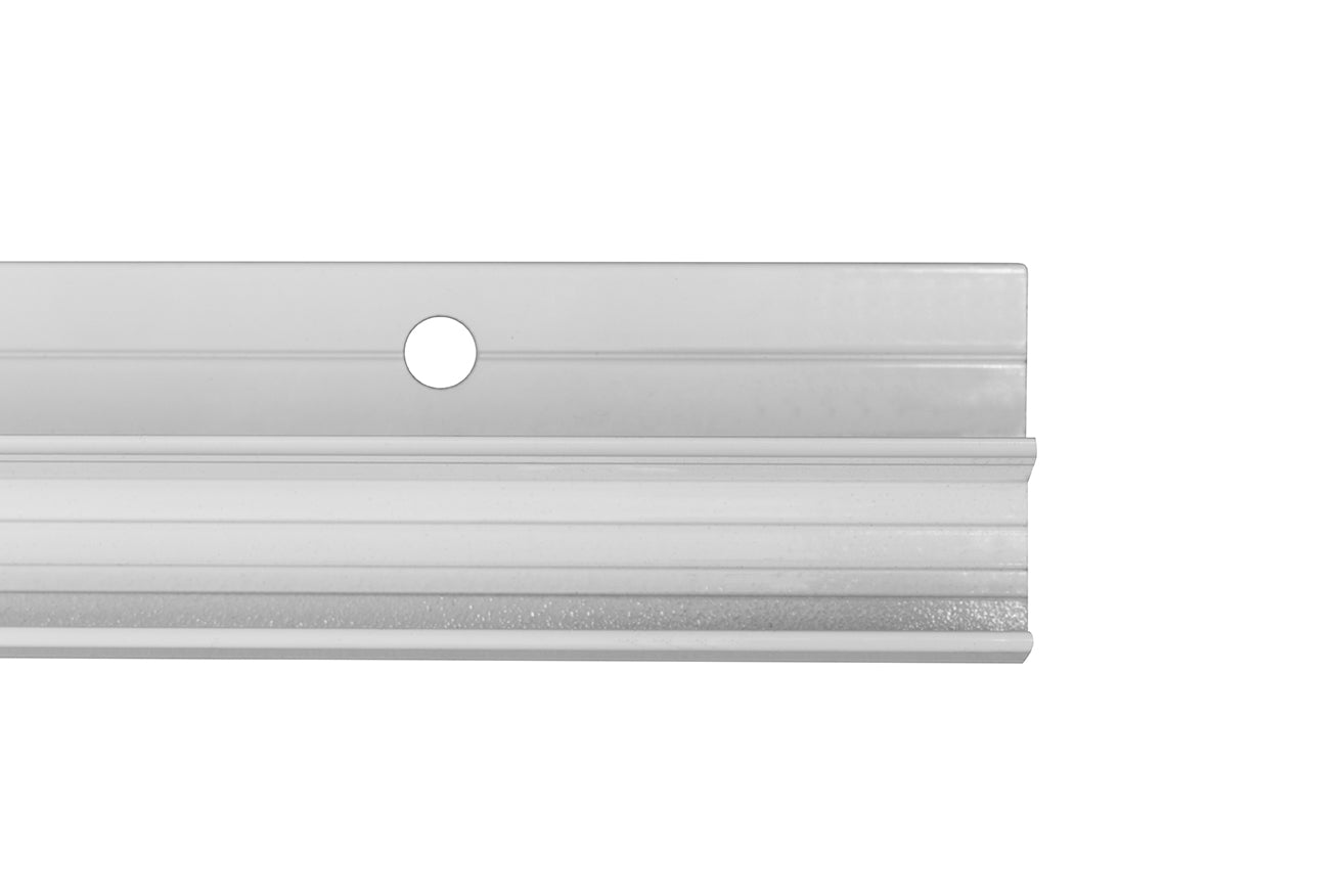 STAS rail placoplâtre 200cm, couleurs RAL 9016 blanc, parfait pour système de rails plas plafond.