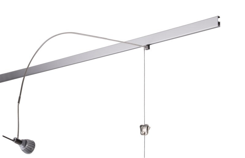 STAS multirail luminaire 70cm chrome pour LED ou halogènes.