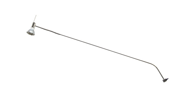STAS multirail luminaire sirius chrome, options 40, 50, 65cm, lumière diffusée pour œuvres.