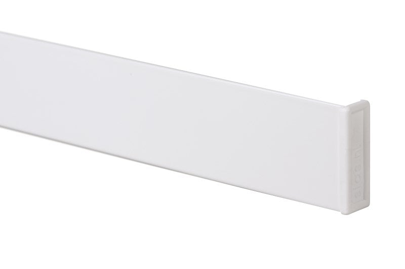 STAS prorail max blanc 200 cm, simple à monter avec accessoires inclus.