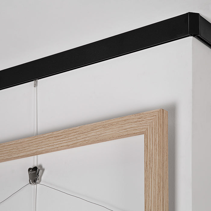 STAS cliprail max dans un intérieur contemporain, robustesse et style.