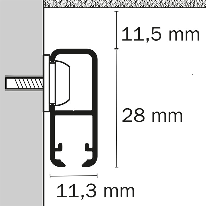 STAS cliprail pro, système élégant galeries et maisons.
