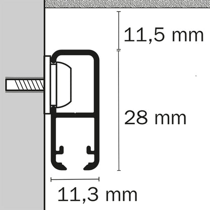 STAS cliprail pro, système élégant galeries et maisons.