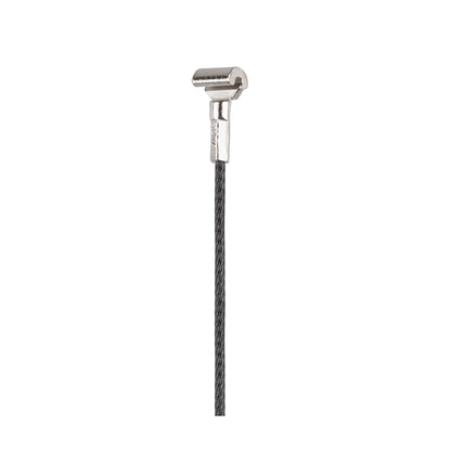 Charge jusqu'à 10 kg : STAS cobra + câble acier blanc ou noir 200 cm + zipper