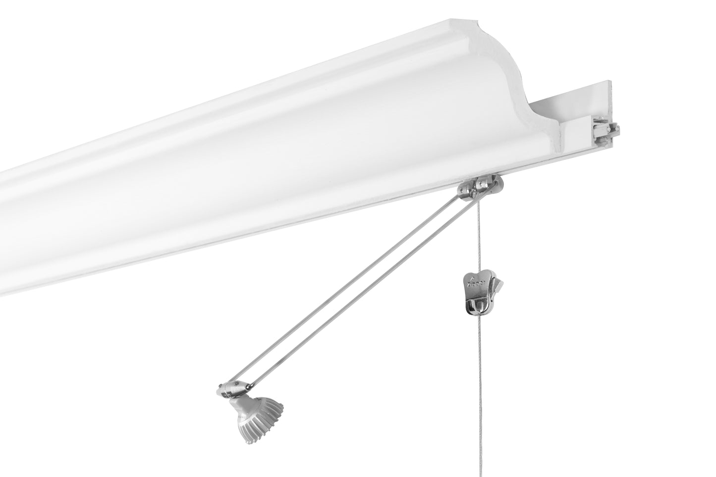 STAS multirail crown blanc 300 cm pour accrochage photo facile