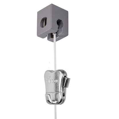 STAS qubic avec glissement de câble en perlon + zipper, pour accrocher facilement des objets sur surface dure.