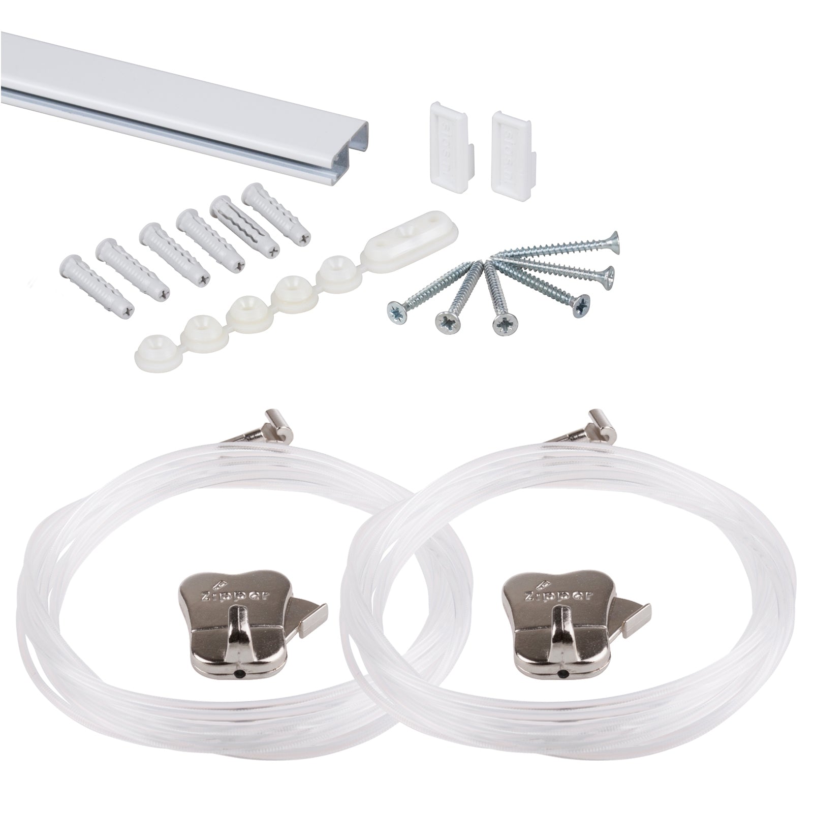 Set complet : STAS cliprail pro 150cm, idéal pour art lourde jusqu'à 45 kg/m.