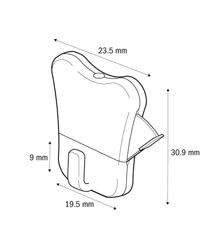 STAS qubic avec glissière en câble d'acier + zipper