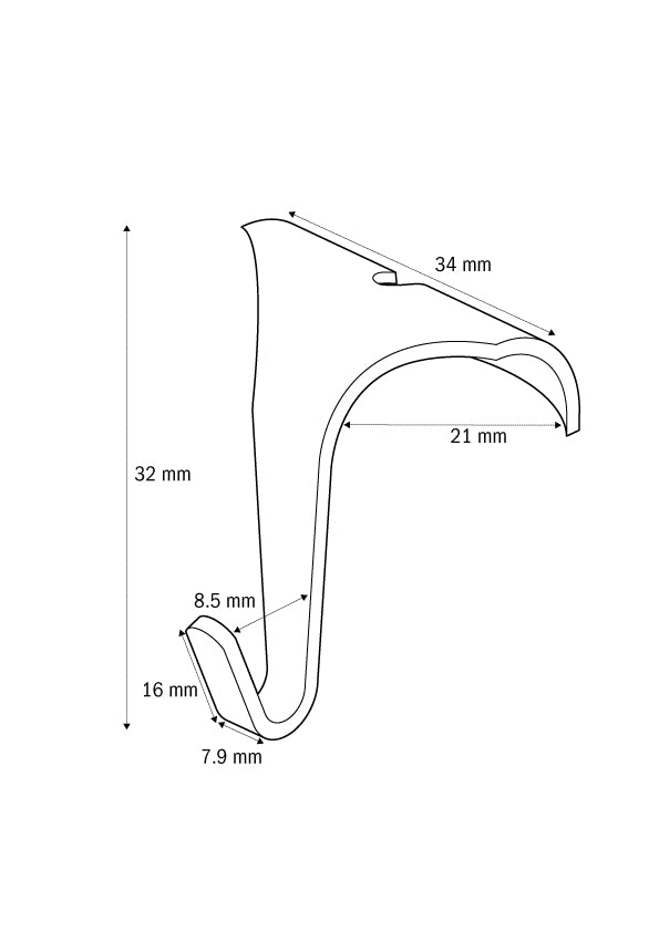 STAS perlon 150 cm et zipper pour accrocher vos œuvres.