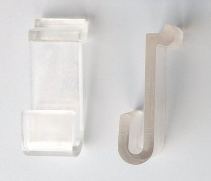 STAS crochet pour cloison - PE transparent, discret et fiable.