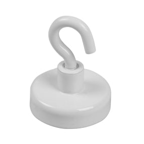 STAS crochet magnétique plafond rond 25 mm, pratique pour suspendre objets jusqu'à 3 kg sur faux plafonds.