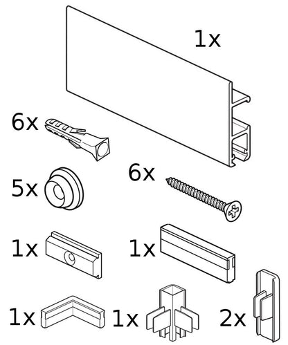 STAS multirail max + kit d'installazione