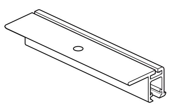 STAS prorail flat blanc 100 cm offre une fixation facile, accompagnée de guides et accessoires décoratifs disponibles.