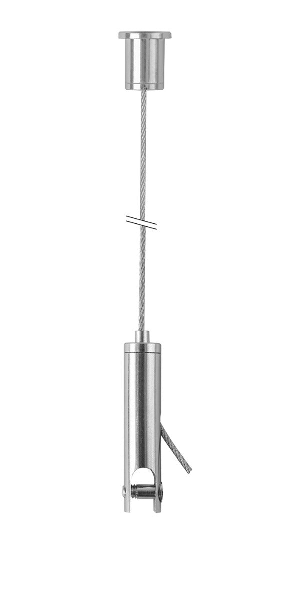 STAS kit de suspension, charge max 25 kg, câble acier robuste.