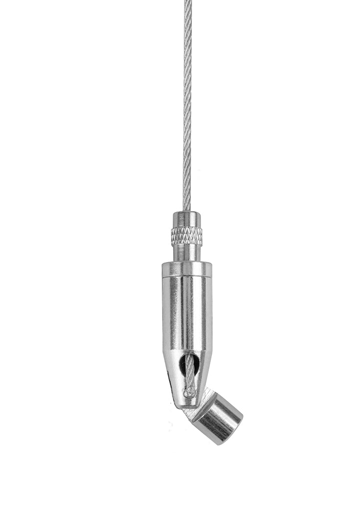 STAS kit de suspension: inclinaison ajustable, crochet M6, câble acier.