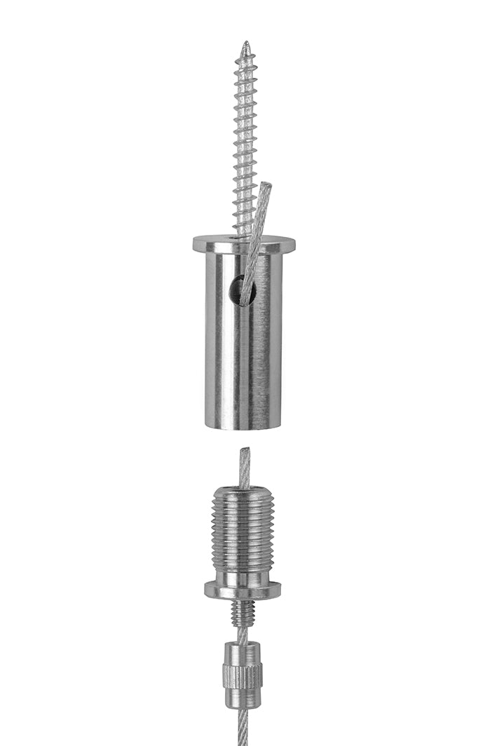 STAS kit accroche suspension au plafond avec câble acier 2m.