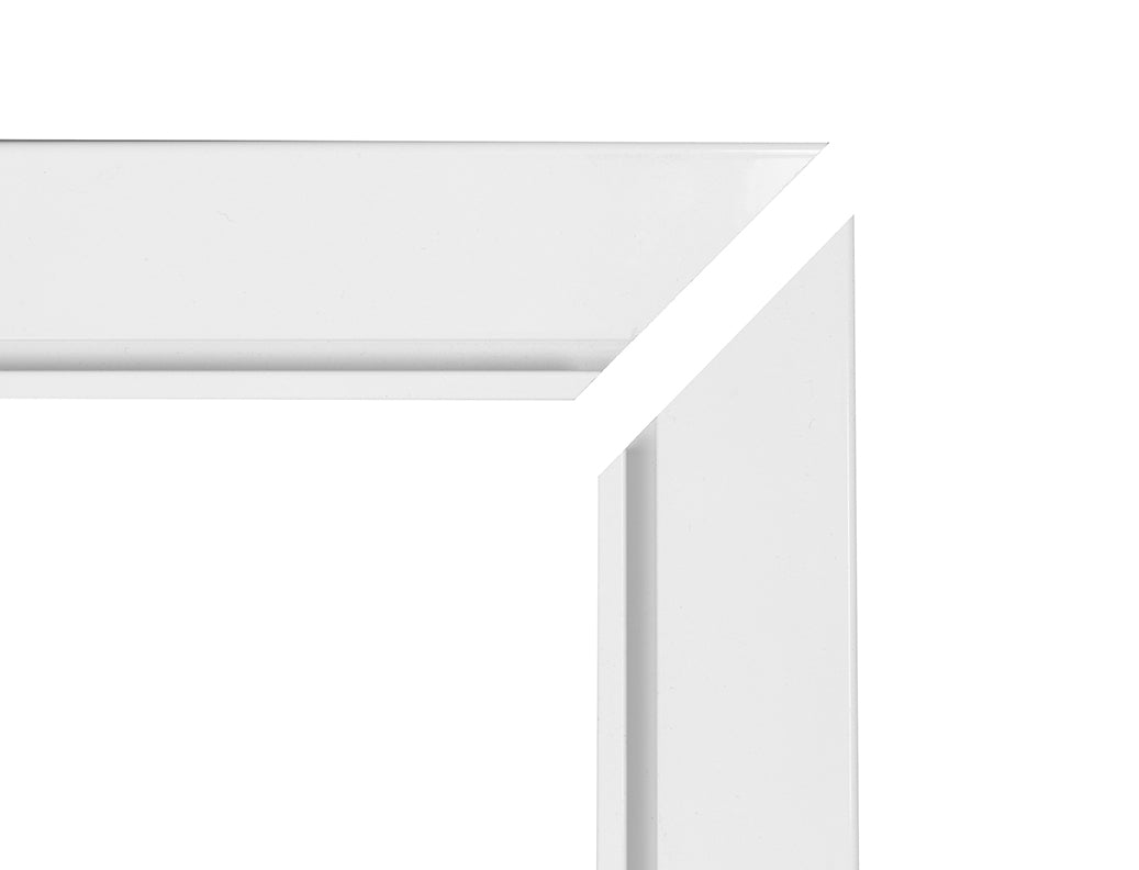 STAS cimaise plafond: Facile à monter, 200 cm de longueur, couleur blanc, garantie 5 ans.