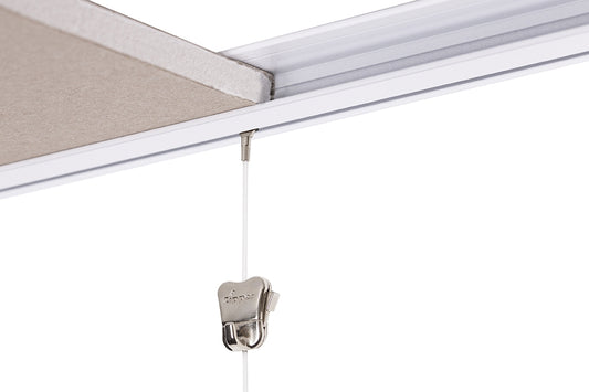 STAS rail placoplâtre plafond blanc, idéal pour faux plafonds 200cm avec montage mural facile.
