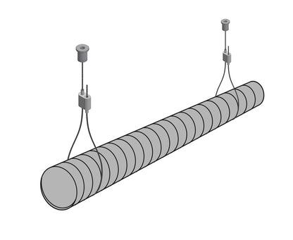 STAS kit de suspension à boucle réglable et fixation au plafond