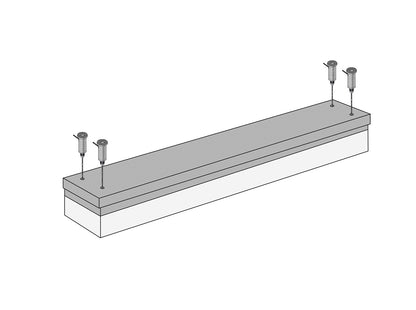 STAS kit de suspension avec ancre transversale et fixation au plafond réglable