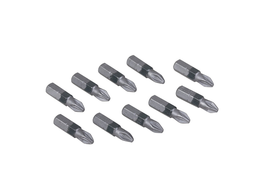 Embout PZ2 de 25mm, conçu pour un usage efficace avec systèmes de fixation cruciforme.